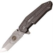 MTech 1069GY Linerlock Knife with Gray Anodized Aluminum Handle