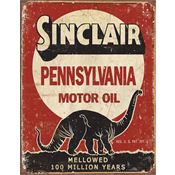 Tin Signs 1741 Sinclair Motor Oil Sign with Nostalgic Tin Sign