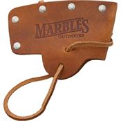 Marbles 10SL Axe Blade Cover Knife with Brown Leather Construction