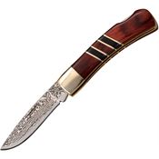 Elk Ridge 951WBCR Lockback Knife Black/Brown Wood/Bone Handles