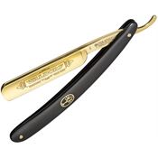 Boker 140321 Carbon steel Razor Waldorf 24K Gold Knife with Black Synthetic Handle