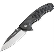 Boker 01SC057 Omen Linerlock Knife with Black G10 Handle