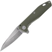 Gerber 1610 Fastball Linerlock Knife Knife with Green Aluminum Handle