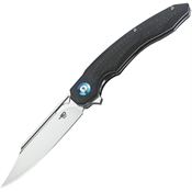 Bestech G18C Fanga Linerlock Knife Black G10/Carbon Fiber Handles