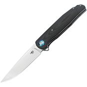 Bestech G19A Ascot Linerlock Knife Black G10/Carbon Fiber Handles