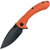 ABKT Tac 023H Protector II Linerlock Knife Orange Handles