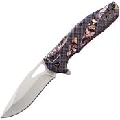 Stone River & Gear 4DPCP Ultra Linerlock Knife with Sheath