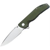 Bestech T1904C1 Bison Framelock Knife Green Handles