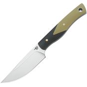 Bestech Knives 01B HEIDI Fixed Blade Knife Black/Tan Handles