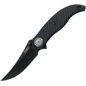 Columbia River Knife & Tool - CRKT 2640 Clever Girl Deadbolt Lock Black Knife Black Handles