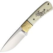 Marbles Outdoors Knives 441 Fixed Blade Scrimshaw