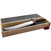 Maserin Knives 2000SC14 Sommelier Saber Fixed Blade Knife Santoswood Handles