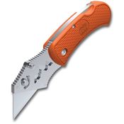 Outdoor Edge Knives 10C BOA Lockback Knife Orange Handles