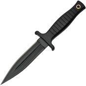 China Made 211459CM Combat Boot Black Fixed Blade Knife Black Handles