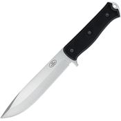 Fallkniven A1X A1x Survival Satin Fixed Blade Knife Black Handles