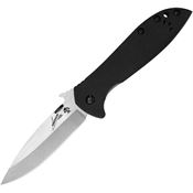 Kershaw 6055D2 CQC-4KXL Framelock Knife Black Handles