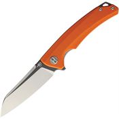 Bestech Knives G21D2 Texel Linerlock Knife Orange Handles