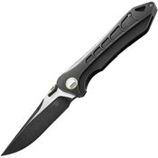 Bestech Knives T1908A Supersonic Framelock Knife Black Handles