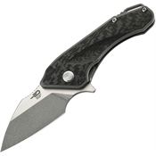 Bestech Knives T1711E GOBLIN Titanium Framelock Knife Carbon Fiber Handles