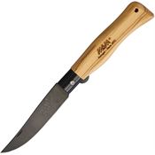 MAM Knives 2211 MAM2211 Black Folding Knife Olive Wood Handles