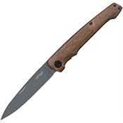 Walther Knives 50829 BWK-1 Linerlock Knife Walnut