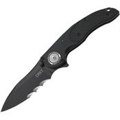 CRKT 5406K Linchpin Deadbolt Lock Veff Black Knife Black Handles