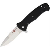 Al Mar K2202 SERE 2020 Assist Open Linerlock Knife Black Handles