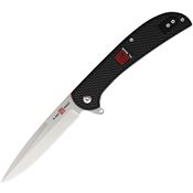 Al Mar K4126 Ultralight Eagle Linerlock Knife Black Handles
