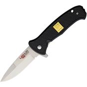 Al Mar K9202 40th Annv SERE Linerlock Knife Black Handles