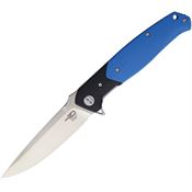 Bestech G03D Swordfish G10 Linerlock Knife Black/Blue Handles