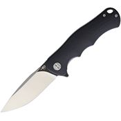 Bestech G22A2 Bobcat Black Stonewashed Linerlock Knife Black Handles