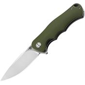 Bestech G22B1 Bobcat Linerlock Knife Green Handles