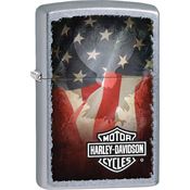 Zippo 03813 Harley Davidson Flag Design