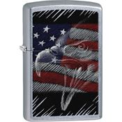 Zippo 15259 Eagle/Flag Lighter