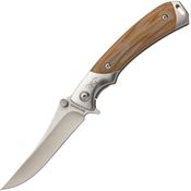 Browning 0330 Wicked Wing Framelock Knife Brown/Gray Handles