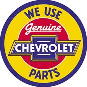 Tin Signs 1072 Chevy Genuine Parts