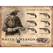Tin Signs 1743 S&W Revolvers