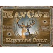 Tin Signs 1935 Man Cave- Hunters Only