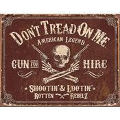 Tin Signs 2007 DTOM Gun for Hire