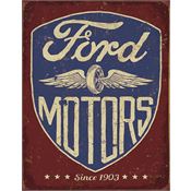 Tin Signs 2205 Ford Motors Since 1903