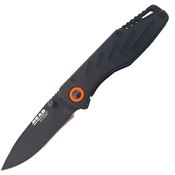 Bear & Son 61104 Framelock Knife Lightweight Black Handles