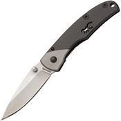 Browning 0320 Small Mountain Ti2 Framelock Knife Black/Gray Handles
