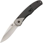Browning 0321 Medium Mountain Ti2 Framelock Knife Black/Gray Handles