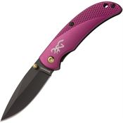 Browning 0343 Prism 3 Linerlock Knife Purple Handles