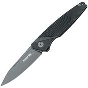 Black Fox 739TI Metropolis Gray Tini Linerlock Knife Black G10 Handles