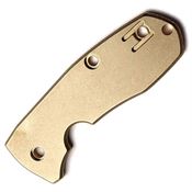Flytanium 659 Techno 2 Handle Scales Brass