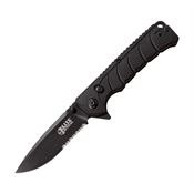 Elite Tactical FDR011BKS The Backdraft Elite Tactical Black Knife Black Handles