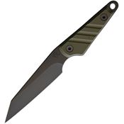 Medford 114SPQ10KO UDT-1 G10 Black Fixed Blade Knife OD Green G10 Handles