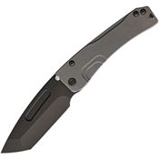 Medford 201SPT01TM Slim Midi Black Tanto Framelock Knife Gray Handles