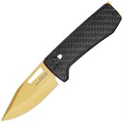 SOG 12630257 Ultra XR Lock Gold Gold Knife Carbon Handles